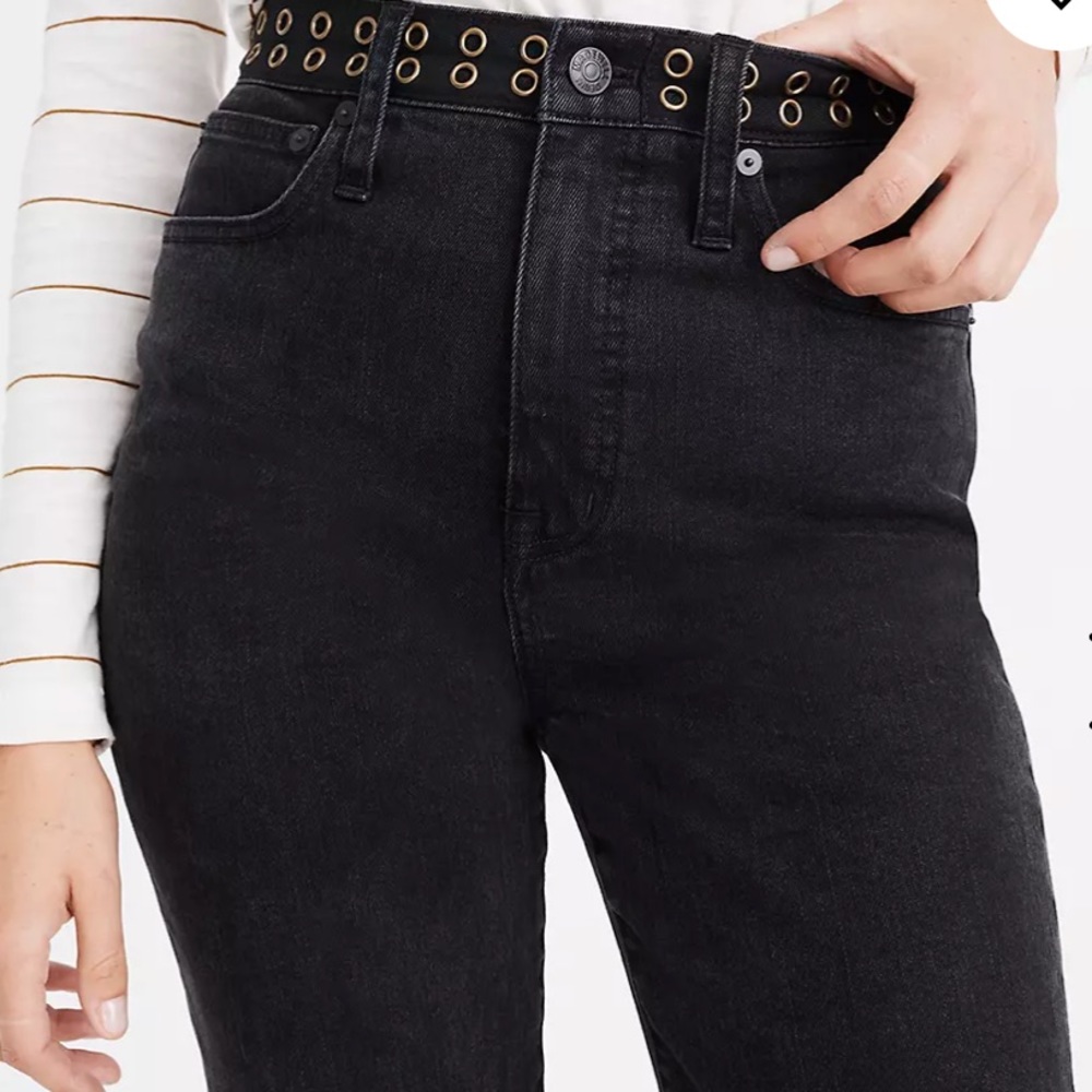 Classic Straight Jeans Lunar Wash: Grommet Edition